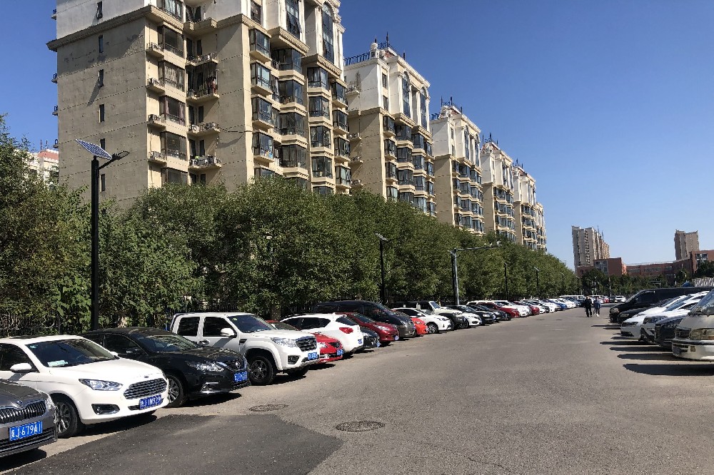 北京某小區太陽能路燈案例